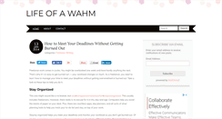 Desktop Screenshot of lifeofawahm.com